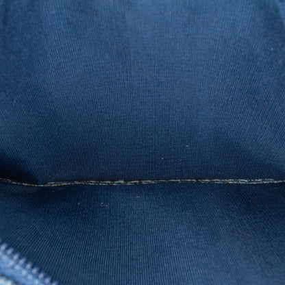 Chanel Sac Frayed Denim Wallet On Chain