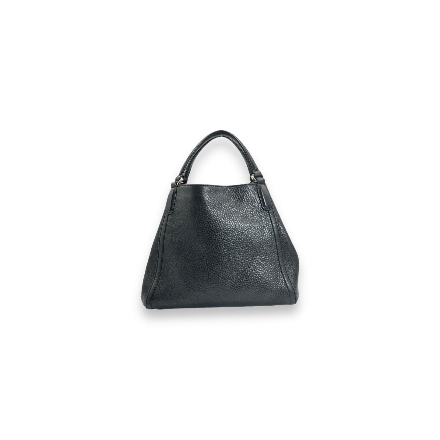 Gucci Black Pebbled Calfskin Small Soho Hobo