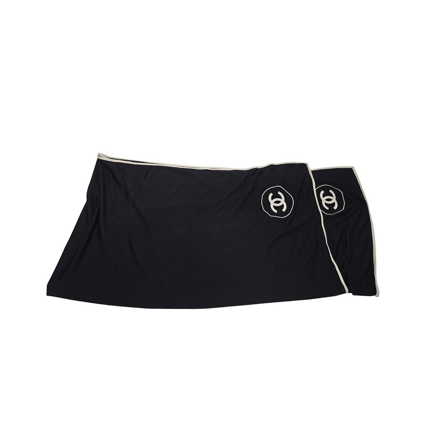 Chanel CC Logo Cashmere Silk Scarf