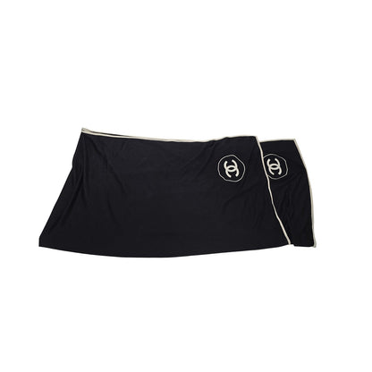Chanel CC Logo Cashmere Silk Scarf