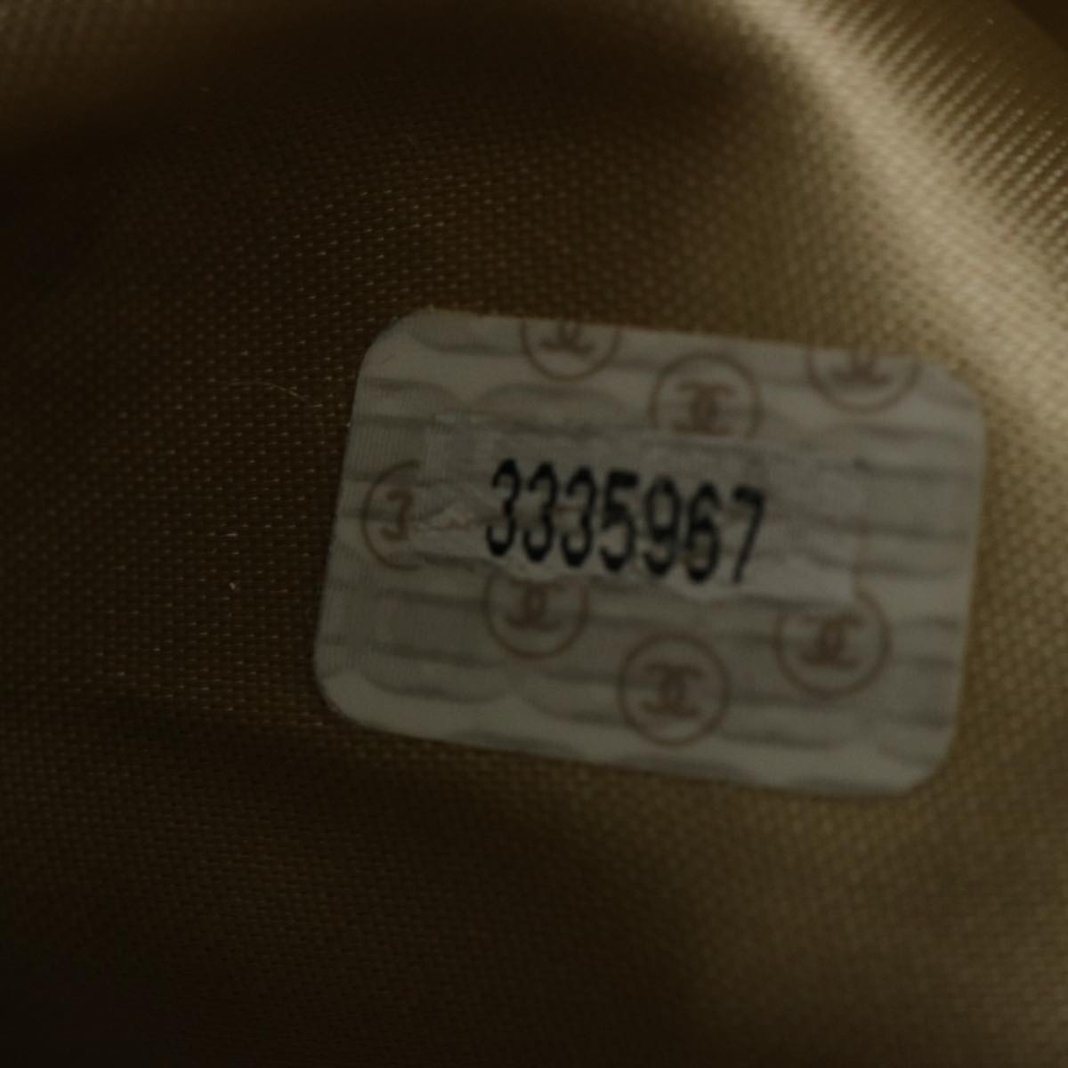 CHANEL Matelasse Tote Bag Straw Brown CC 66963