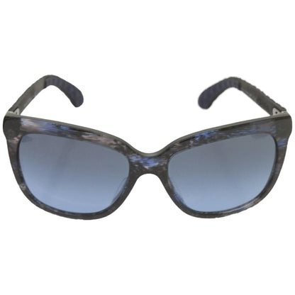 CHANEL Sunglasses plastic Blue CC 67511