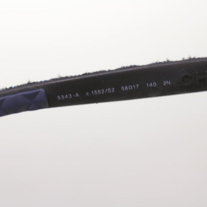 CHANEL Sunglasses plastic Blue CC 67511