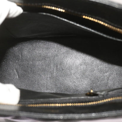 CHANEL Standard Tote Bag Caviar Skin Black CC 67624SA