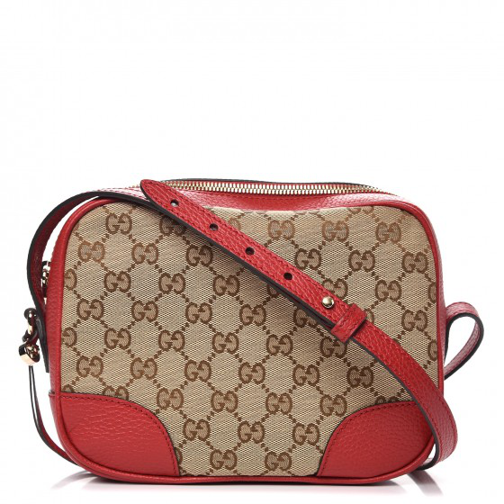 Gucci Canvas Supreme Camera Bag Red