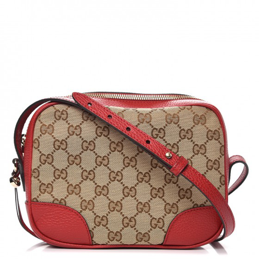 Gucci Canvas Supreme Camera Bag Red