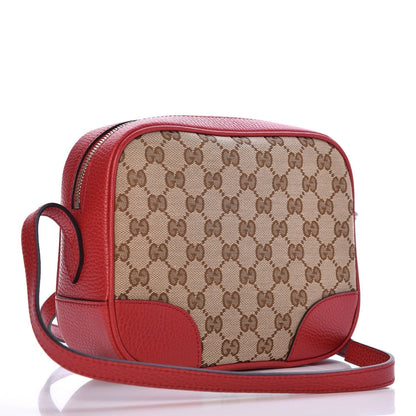 Gucci Canvas Supreme Camera Bag Red