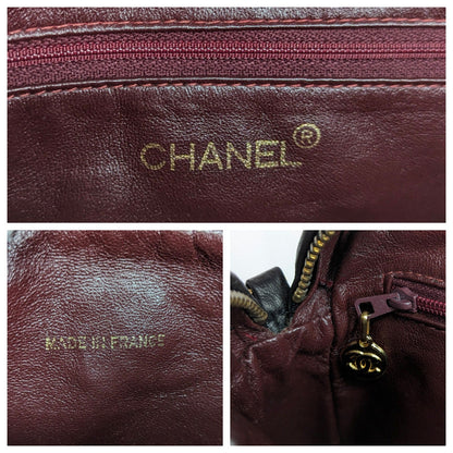 Chanel Vintage Quilted Lambskin CC Camera Tassel Bag