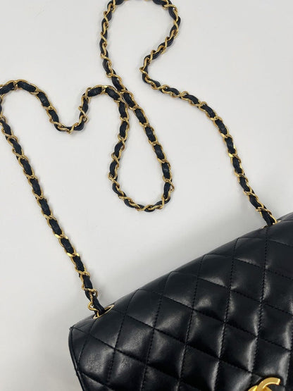 Chanel Vintage Single Flap with 24k gold plated hardware