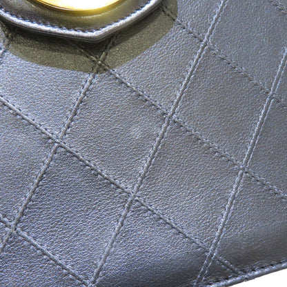 Black Chanel Matelasse Lambskin Vanity Bag
