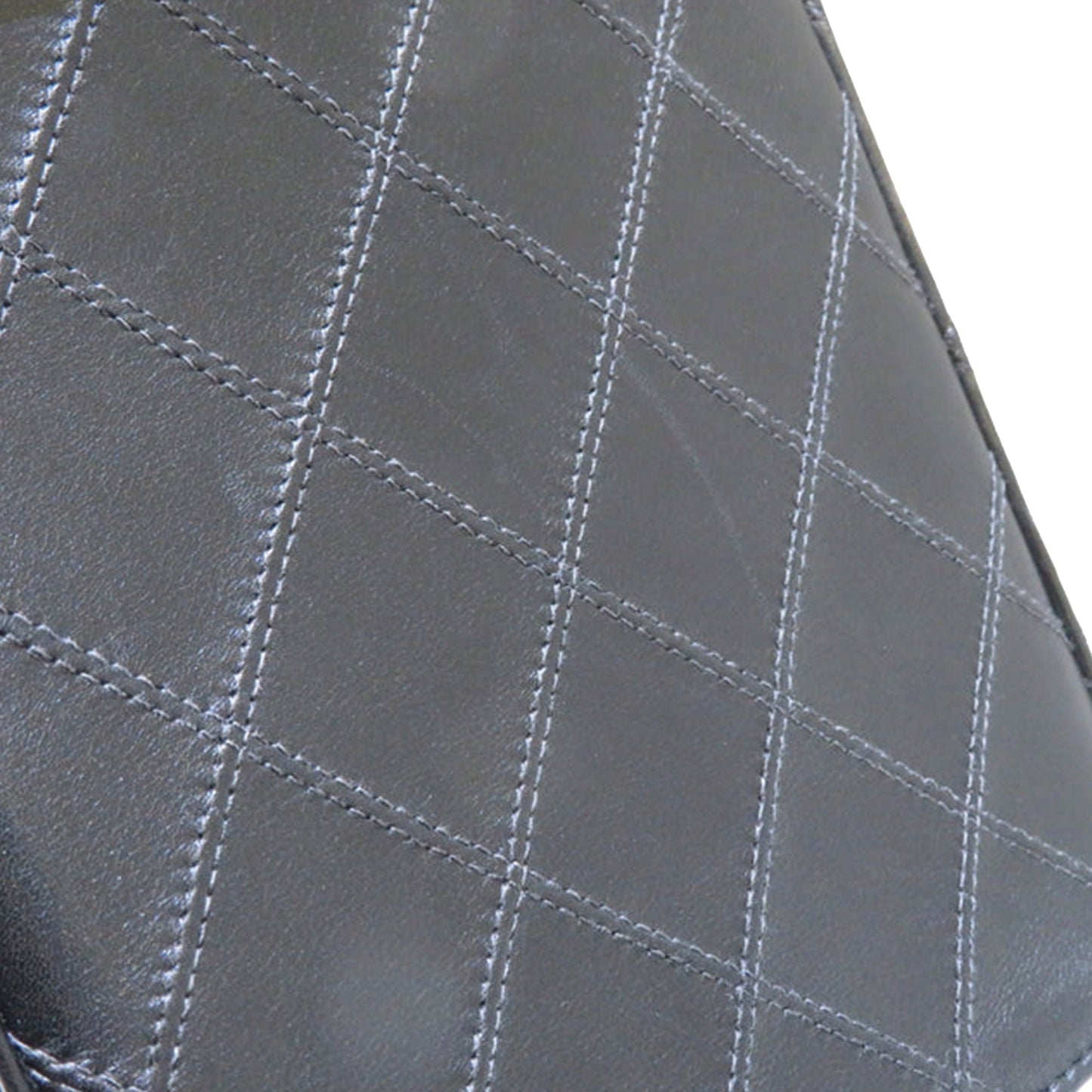 Black Chanel Matelasse Lambskin Vanity Bag