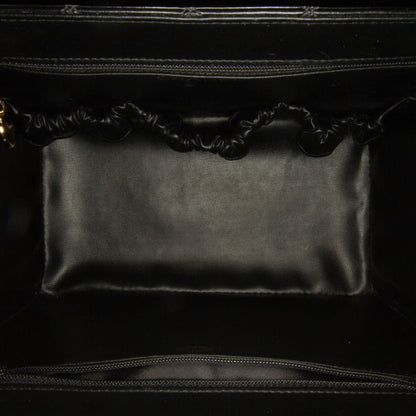 Black Chanel Matelasse Lambskin Vanity Bag