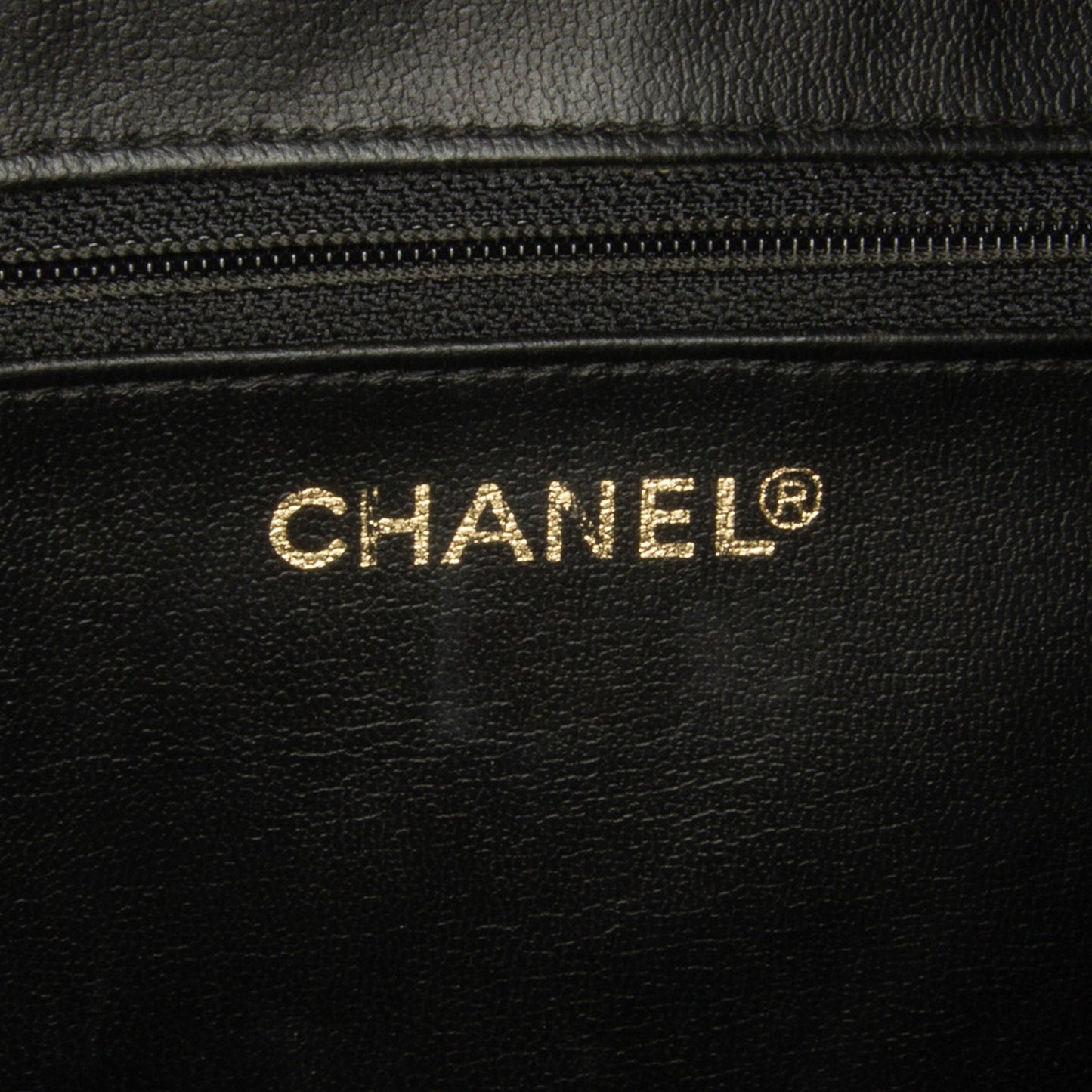 Black Chanel Matelasse Lambskin Vanity Bag
