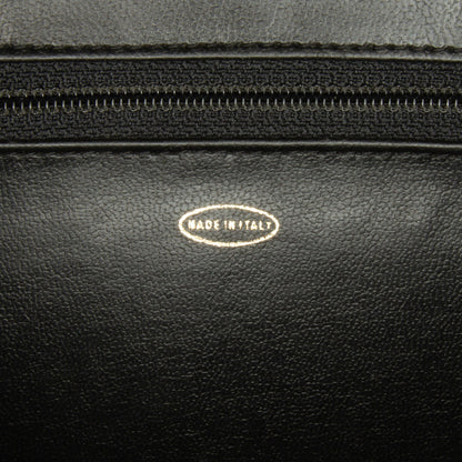 Black Chanel Matelasse Lambskin Vanity Bag