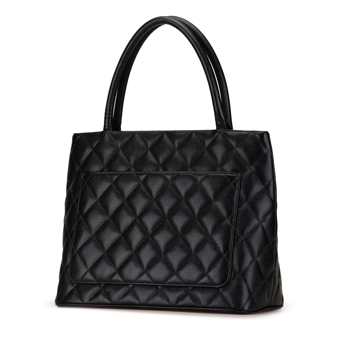 Black Chanel Caviar Medallion Tote
