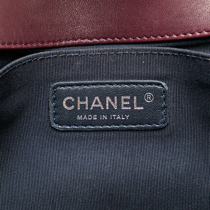 Chanel Sac Medium Velvet and Tweed Boy Flap