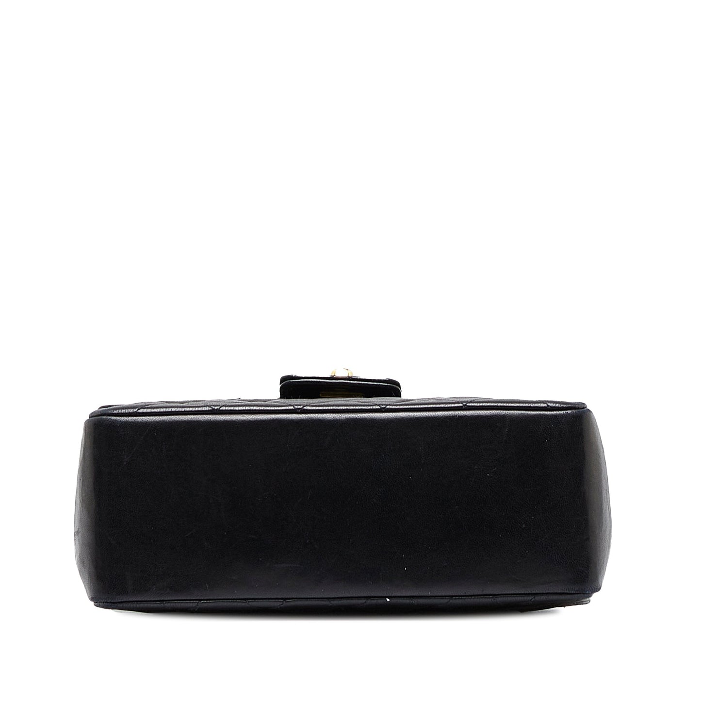 Black Chanel Small Lambskin Kelly Top Handle Bag