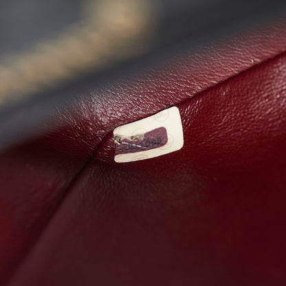 Black Chanel Small Lambskin Kelly Top Handle Bag