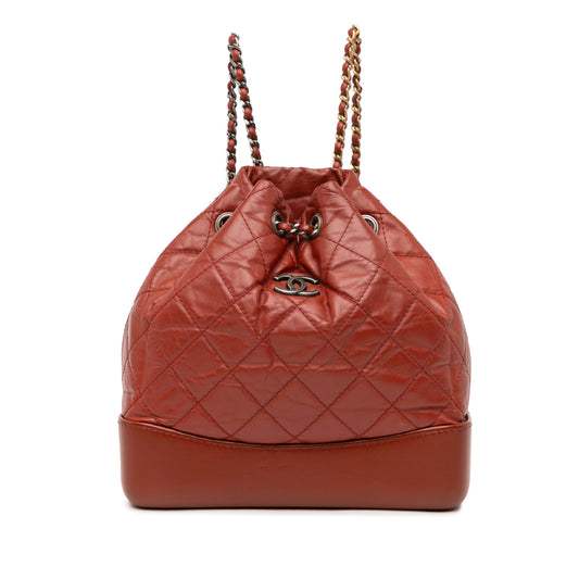 Chanel Sac Small Aged Calfskin Gabrielle Backpack
