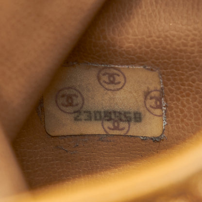 Gold Chanel Brocade Bucket Bag