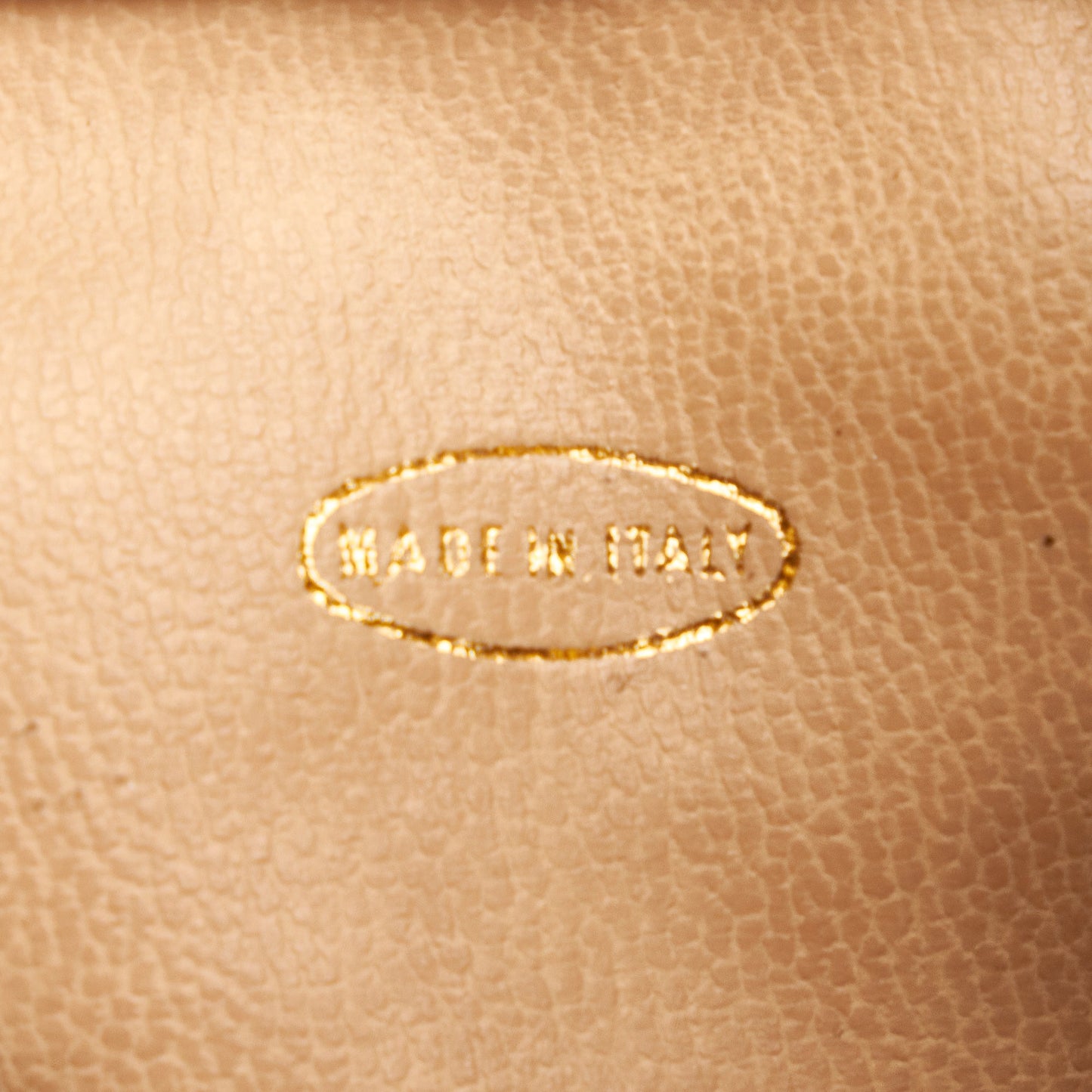 Gold Chanel Brocade Bucket Bag