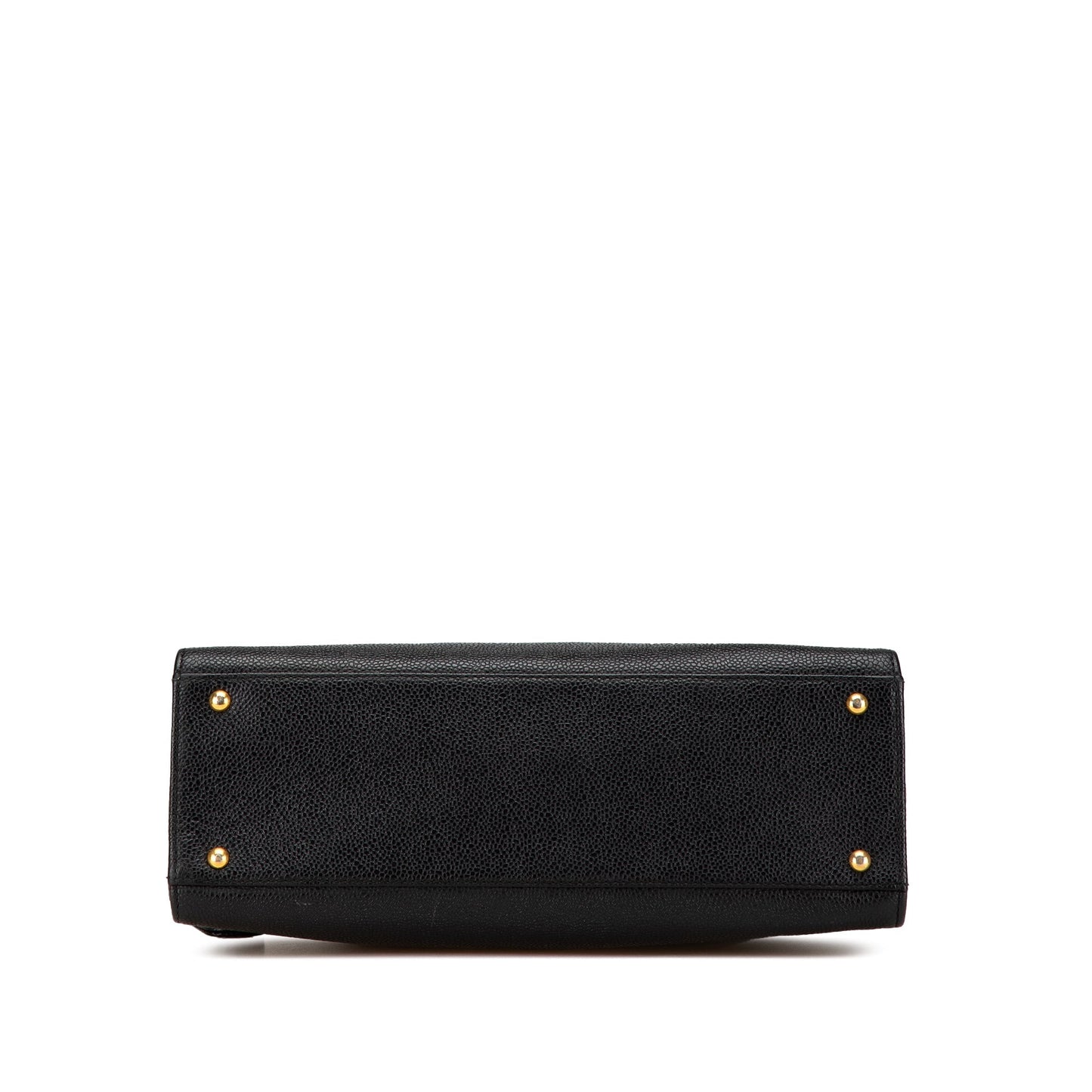 Black Chanel Caviar Zip Handbag