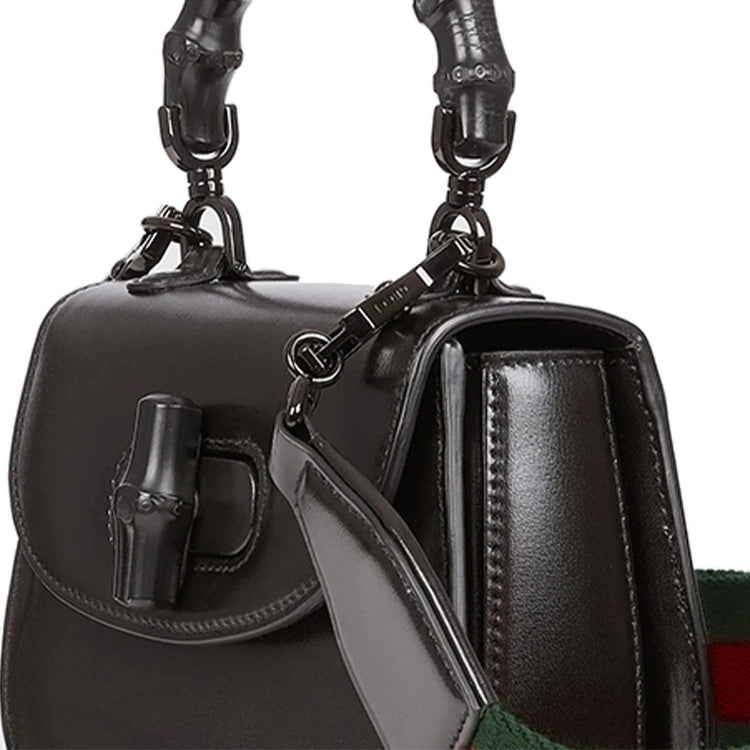 (WMNS) Gucci Bamboo 1947 Mini Top Handle Bag 'Black' 686864-10ODP-1060