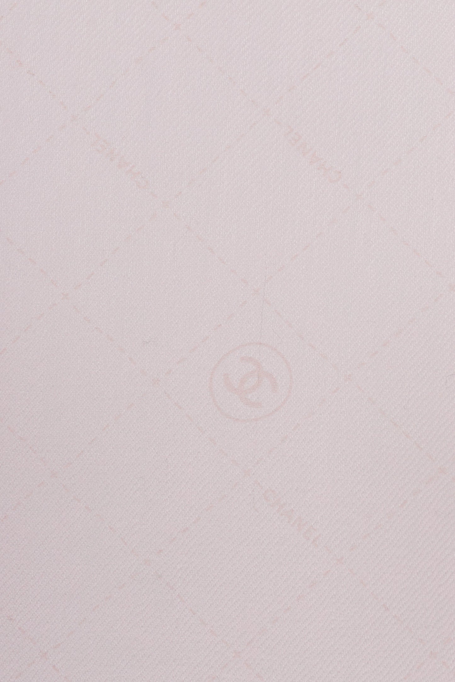 Etole en cachemire rose Chanel