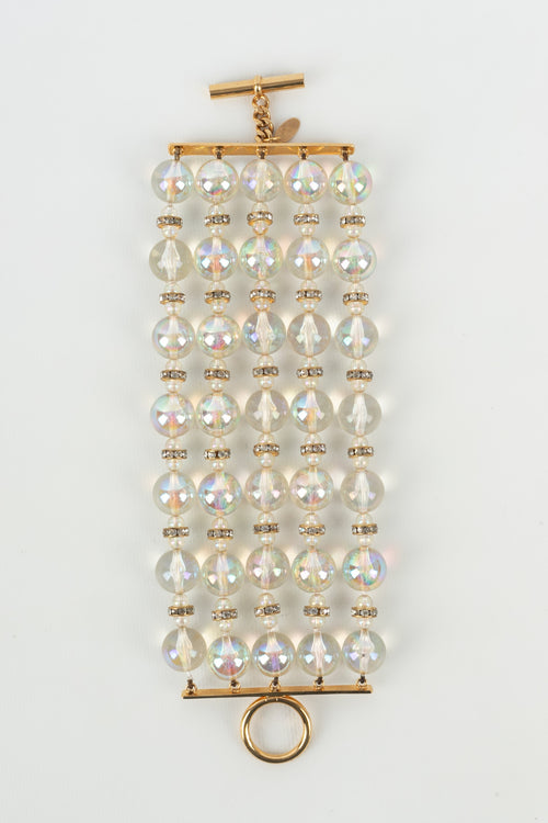 Bracelet de perles Chanel 1990s