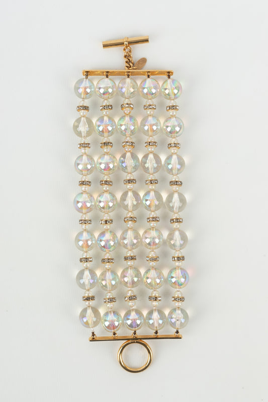 Bracelet de perles Chanel 1990s