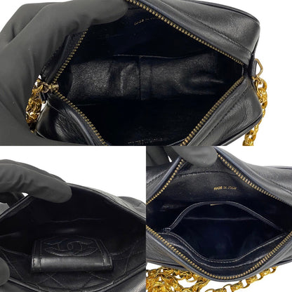Chanel CC Matelasse Fringe Bag  Leather Crossbody Bag