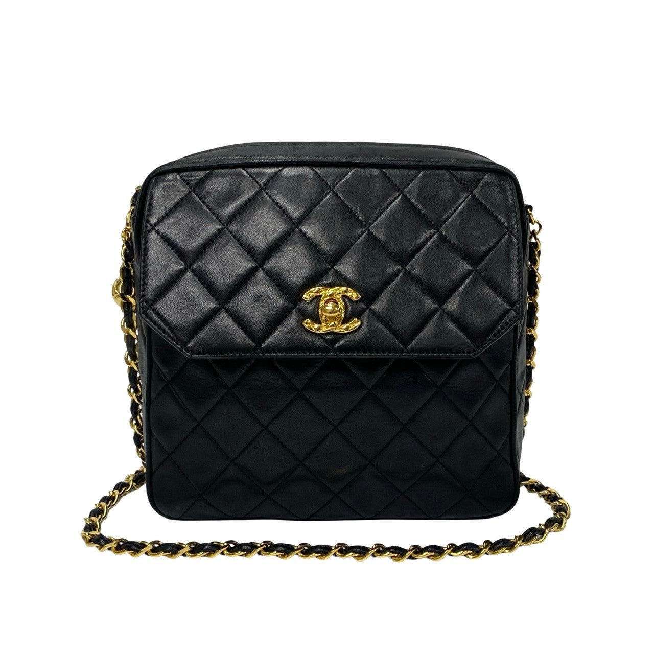 Chanel CC Flap Camera Bag  Leather Crossbody Bag in New Condition