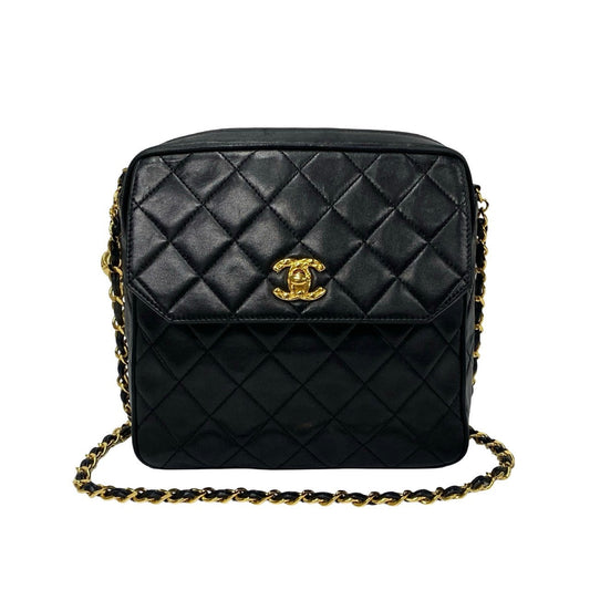 Chanel CC Flap Camera Bag  Leather Crossbody Bag in New Condition
