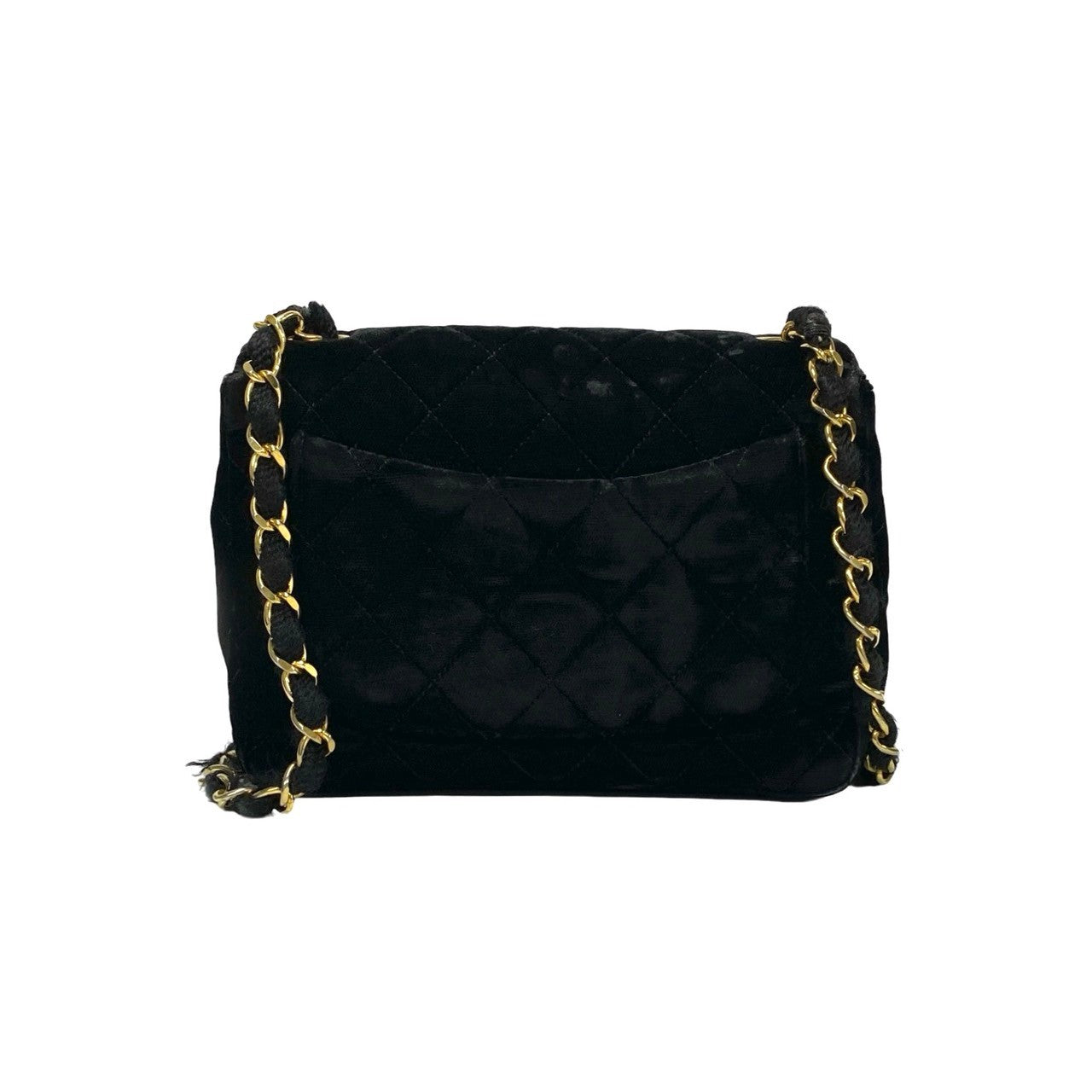 Chanel CC Velvet Mini Flap Crossbody Bag  Canvas Crossbody Bag