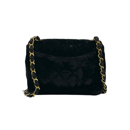 Chanel CC Velvet Mini Flap Crossbody Bag  Canvas Crossbody Bag