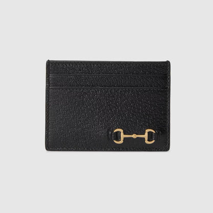 Gucci Card Case with Horsebit in Limited Edition Gift Box with Oversized Playing Cards