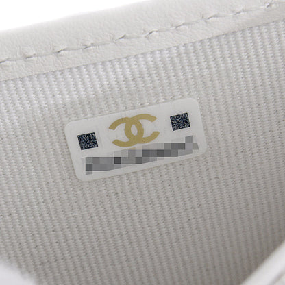 Chanel Caviar Skin Compact Trifold Wallet