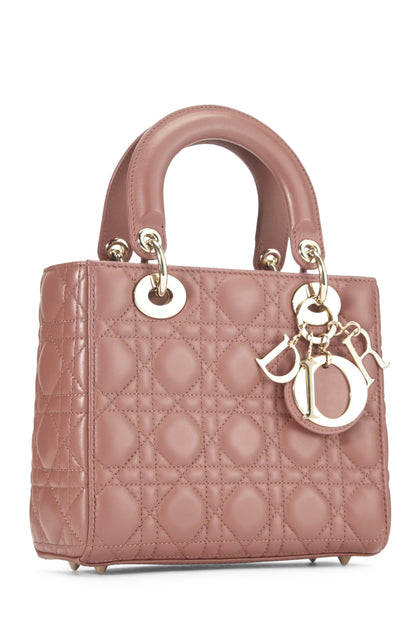 Dior, Pink Cannage Lambskin My ABCDior Lady Dior Small, Pink