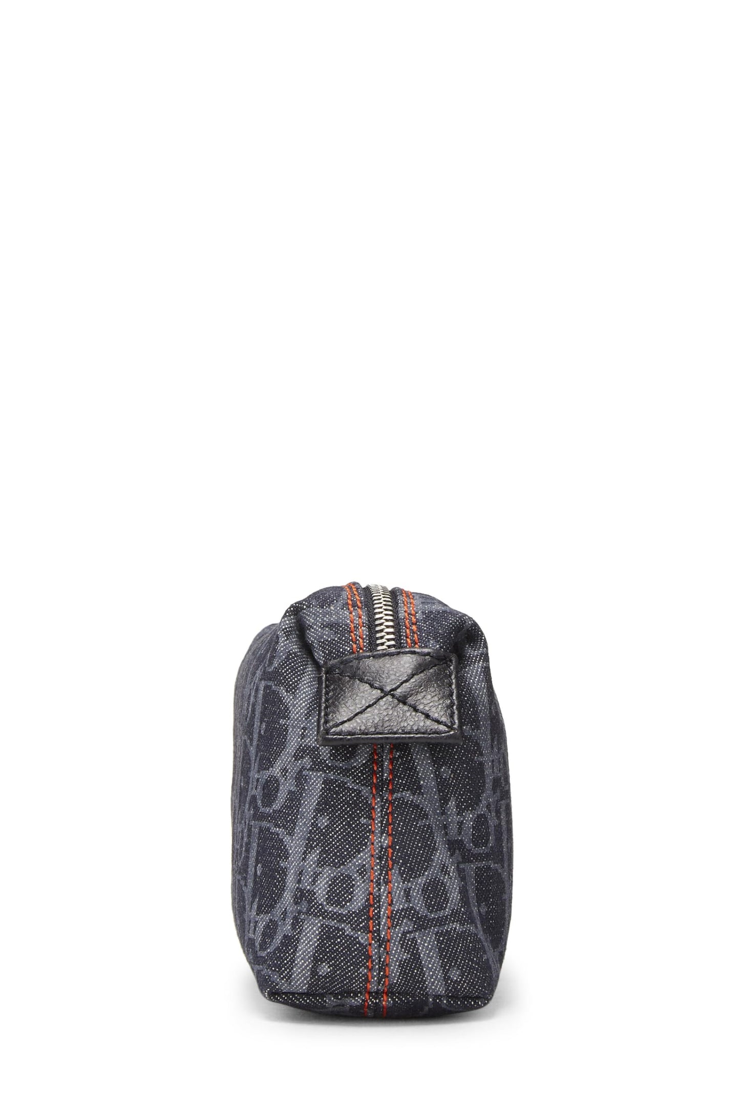 Dior, Navy Denim Trotter Flight Pouch, Navy