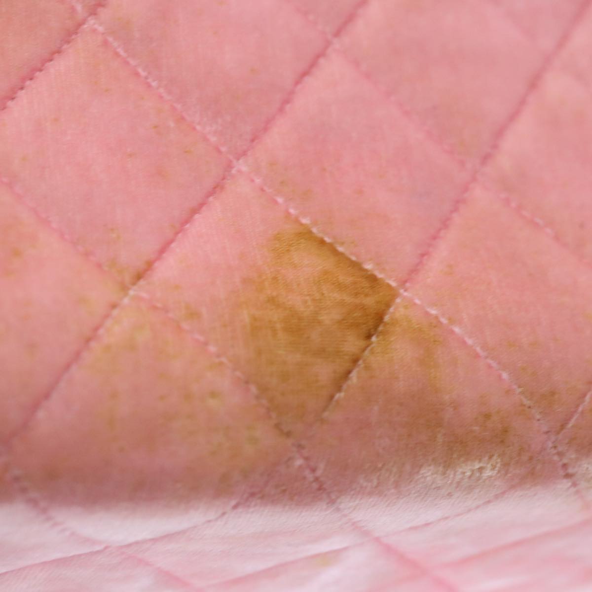 CHANEL Matelasse Hand Bag Velor Pink CC 71634A