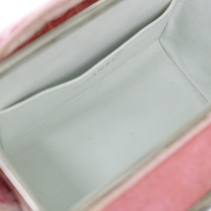 CHANEL Matelasse Hand Bag Velor Pink CC 71634A