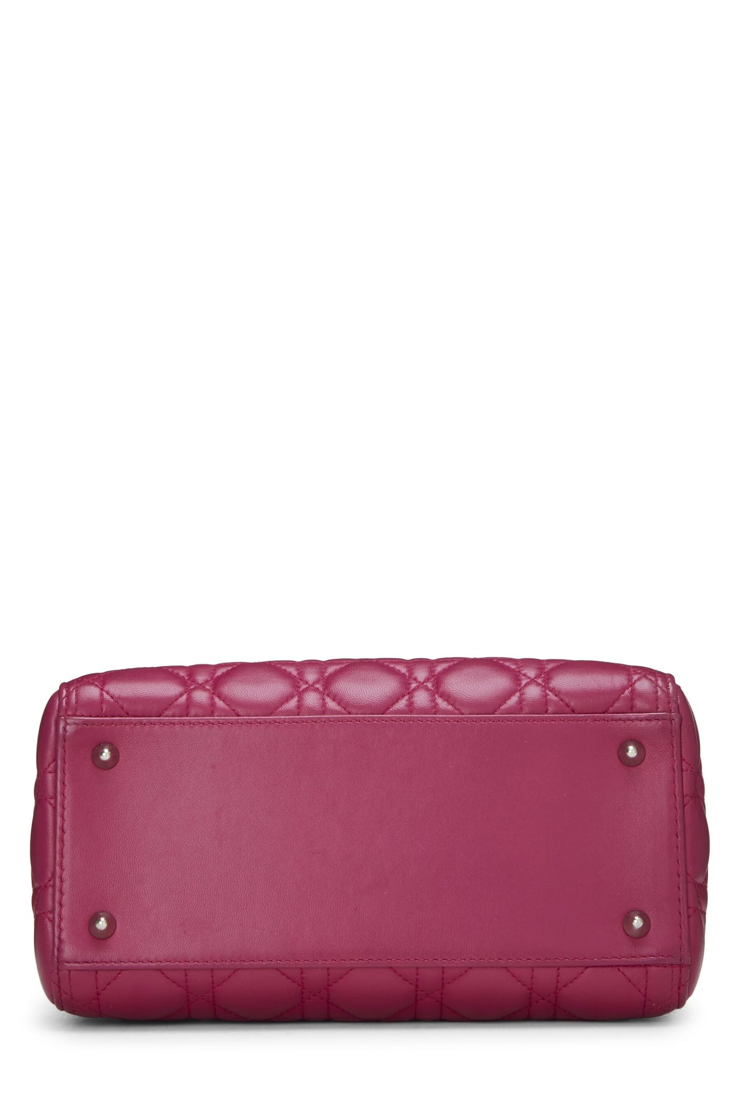 Dior, Purple Cannage Quilted Lambskin Lady Dior Medium, Purple