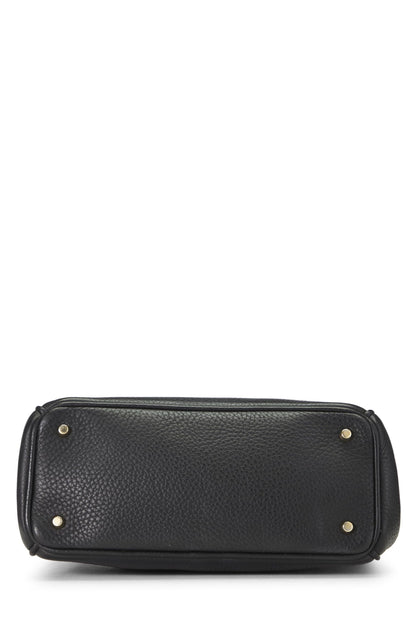 Dior, Black Leather Diorissimo Handbag Mini, Black