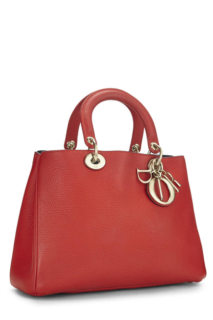 Dior, Red Leather Diorissimo Medium, Red