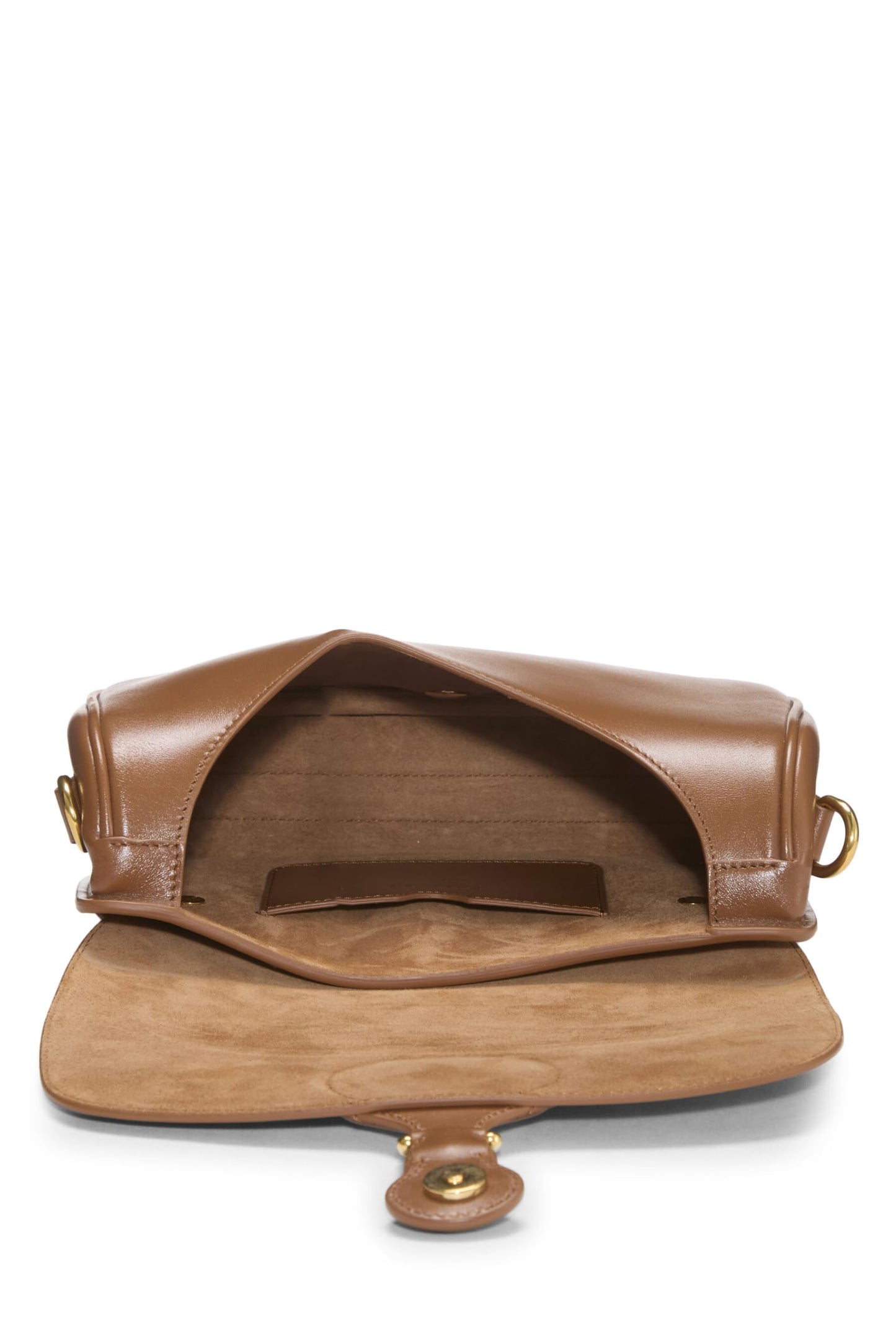 Dior, Brown Calfskin Bobby Flap Medium, Brown