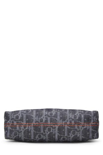Dior, Navy Denim Trotter Flight Pouch, Navy