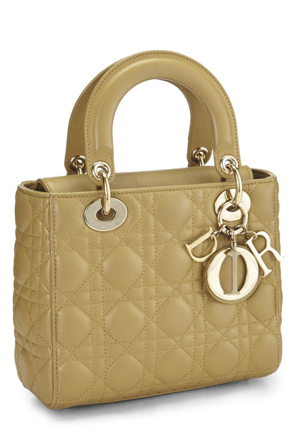 Dior, Green Cannage Lambskin My ABCDior Lady Dior Small, Green