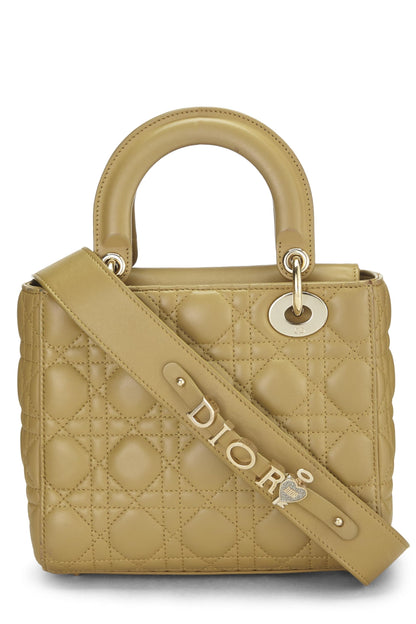 Dior, Green Cannage Lambskin My ABCDior Lady Dior Small, Green
