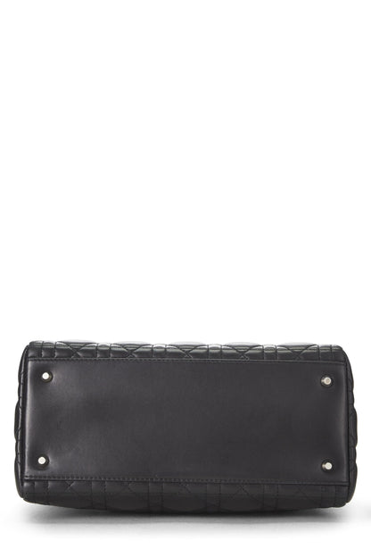 Dior, Black Cannage Quilted Lambskin Lady Dior Medium, Black