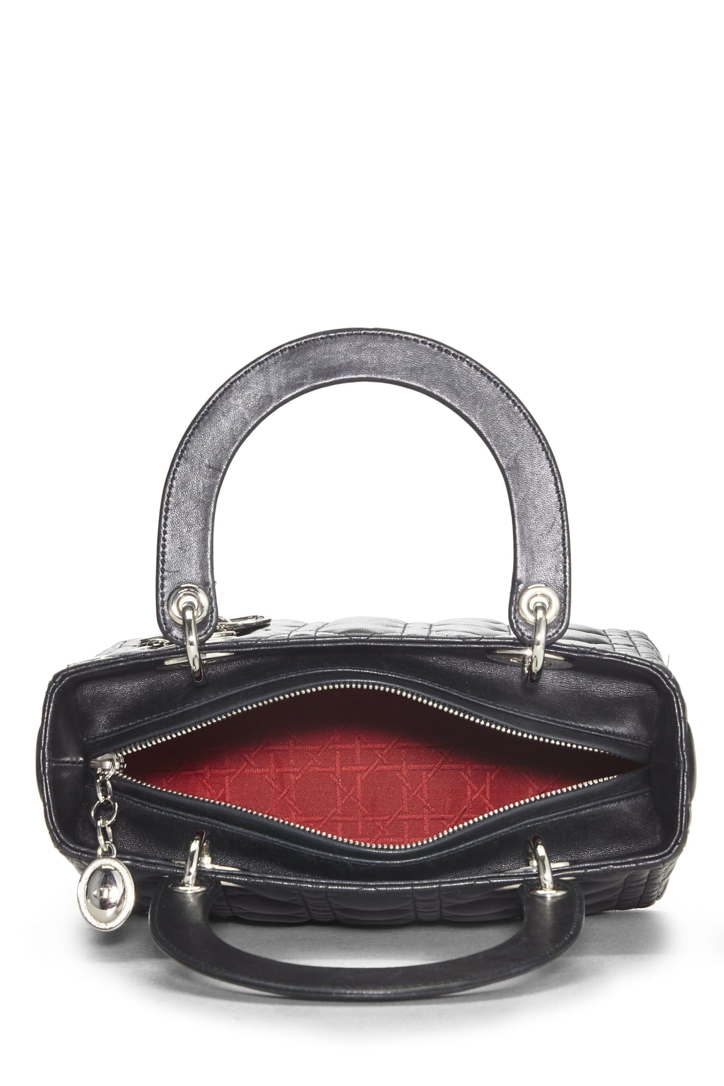 Dior, Black Cannage Quilted Lambskin Lady Dior Medium, Black